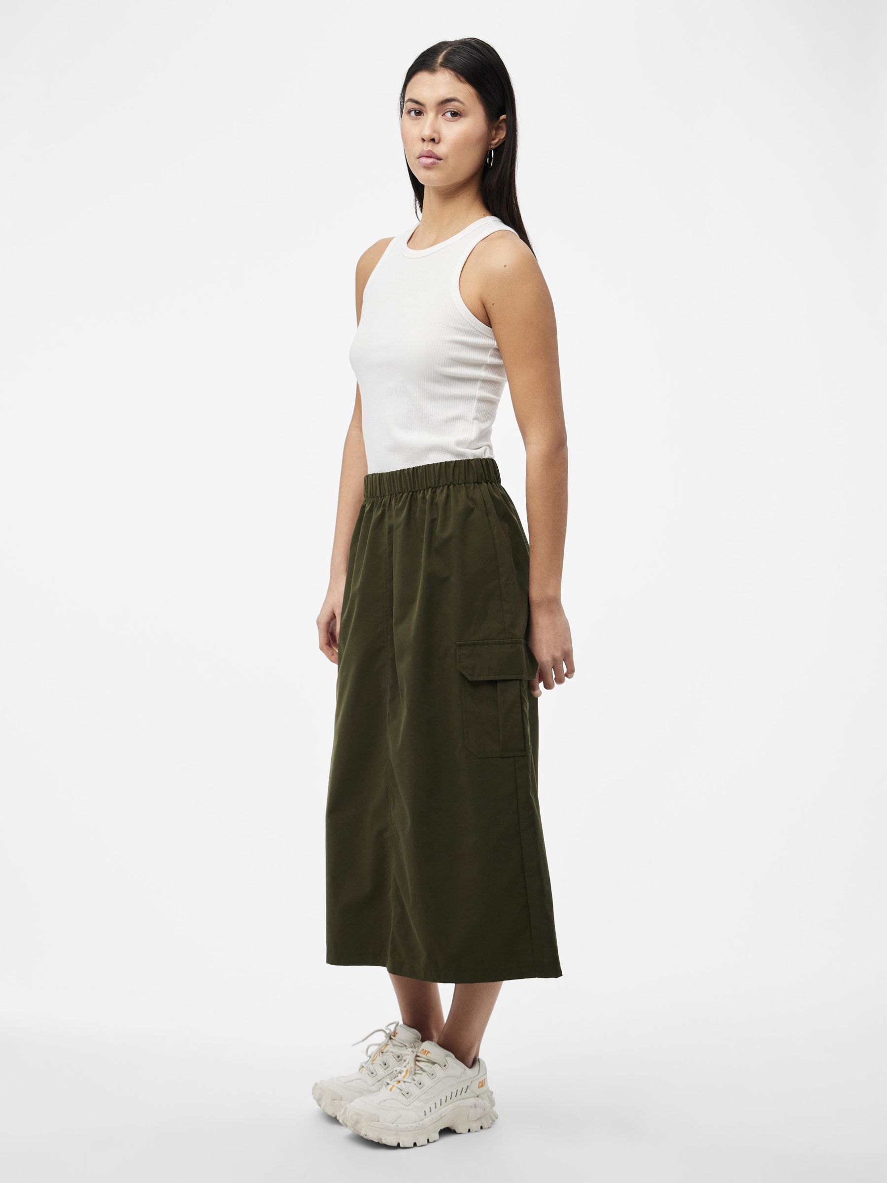 PCJOBINA MIDI SKIRT