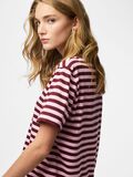 Product image thumbnail - PCRIA STRIBET T-SHIRT, Tawny Port | 4