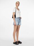 Pieces PCMADDY SHORT SLEEVED TOP, Bright White, highres - 17145716_BrightWhite_007.jpg
