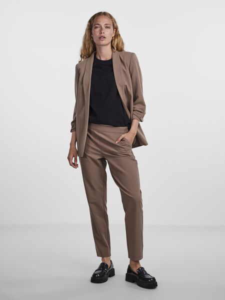 Pieces PCBOSELLA TAPERED TROUSERS, Fossil, highres - 17138427_Fossil_005.jpg
