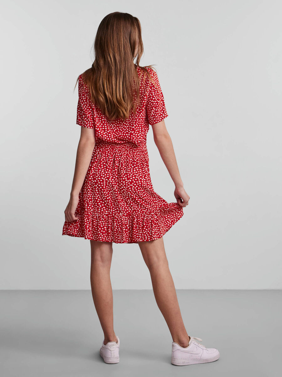 Pieces SPÓDNICA MINI, Poppy Red, highres - 17122954_PoppyRed_938981_004.jpg