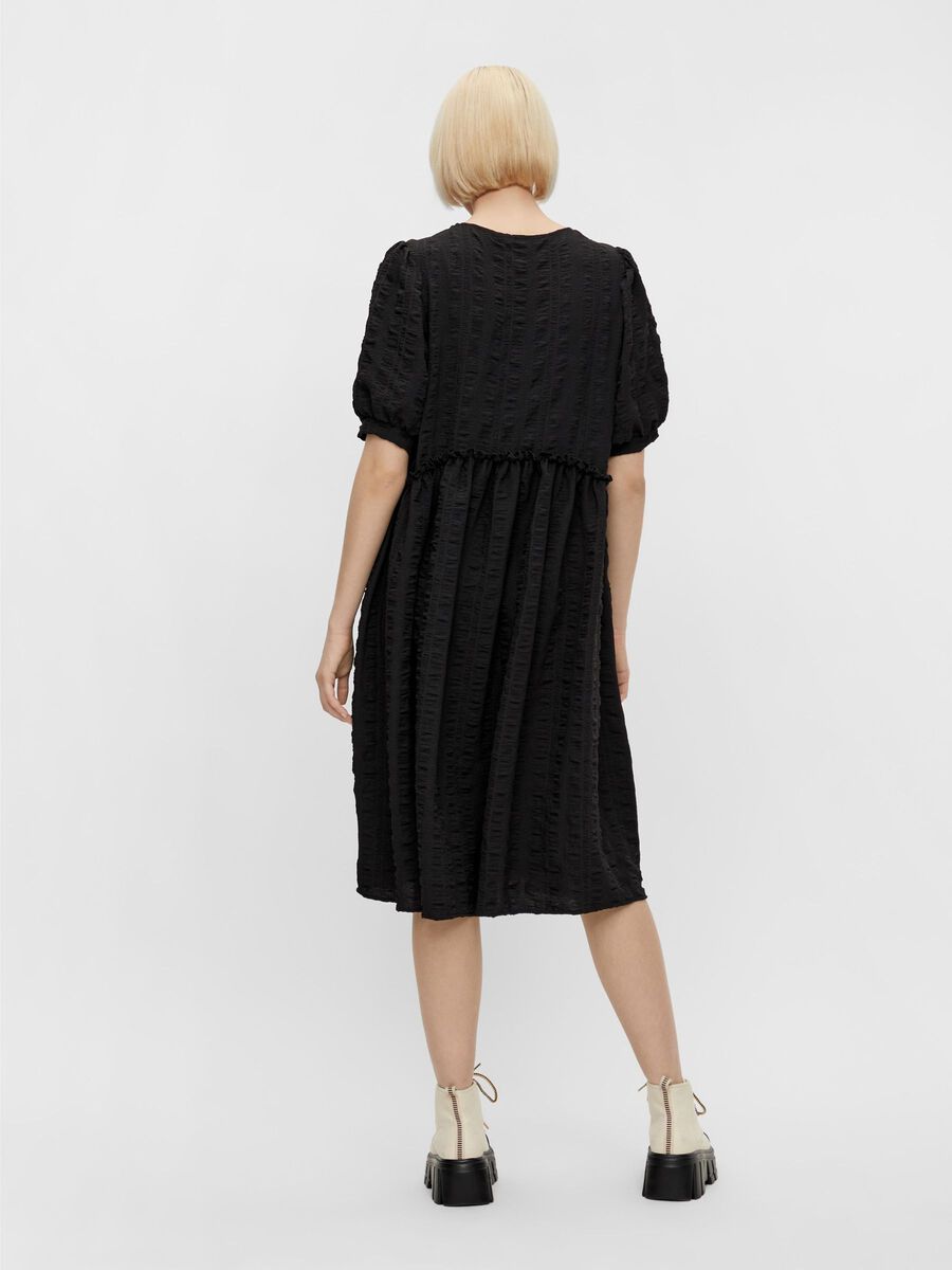 Pieces PUFFÄRMEL KLEID, Black, highres - 17112473_Black_004.jpg
