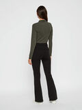 Pieces HIGH WAIST FLARED TROUSERS, Black, highres - 17103421_Black_004.jpg