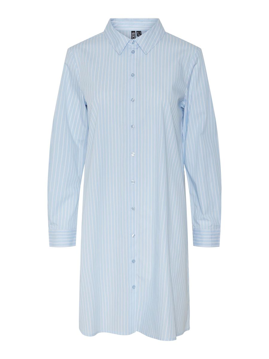 Pieces PCPENNY SHIRT DRESS, Airy Blue, highres - 17149325_AiryBlue_1104187_001.jpg