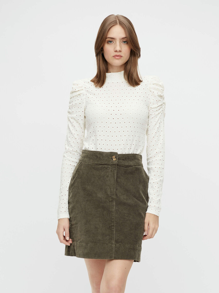 Pieces POFMOUW BLOUSE, Cloud Dancer, highres - 17116903_CloudDancer_003.jpg
