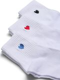 Pieces PCMOVA 3 PACK SOCKS, Bright White, highres - 17157625_BrightWhite_1182241_002.jpg