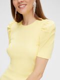 Pieces PUFF SLEEVED RIB TOP, Popcorn, highres - 17110522_Popcorn_820185_006.jpg
