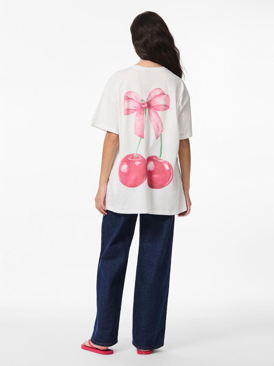 Pieces CAMISETA EXTRAGRANDE, Bright White, highres - 17163760_BrightWhite_1250796_004.jpg