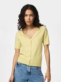 Product image thumbnail - PCNORA V-NECK  KNITTED CARDIGAN, French Vanilla | 1
