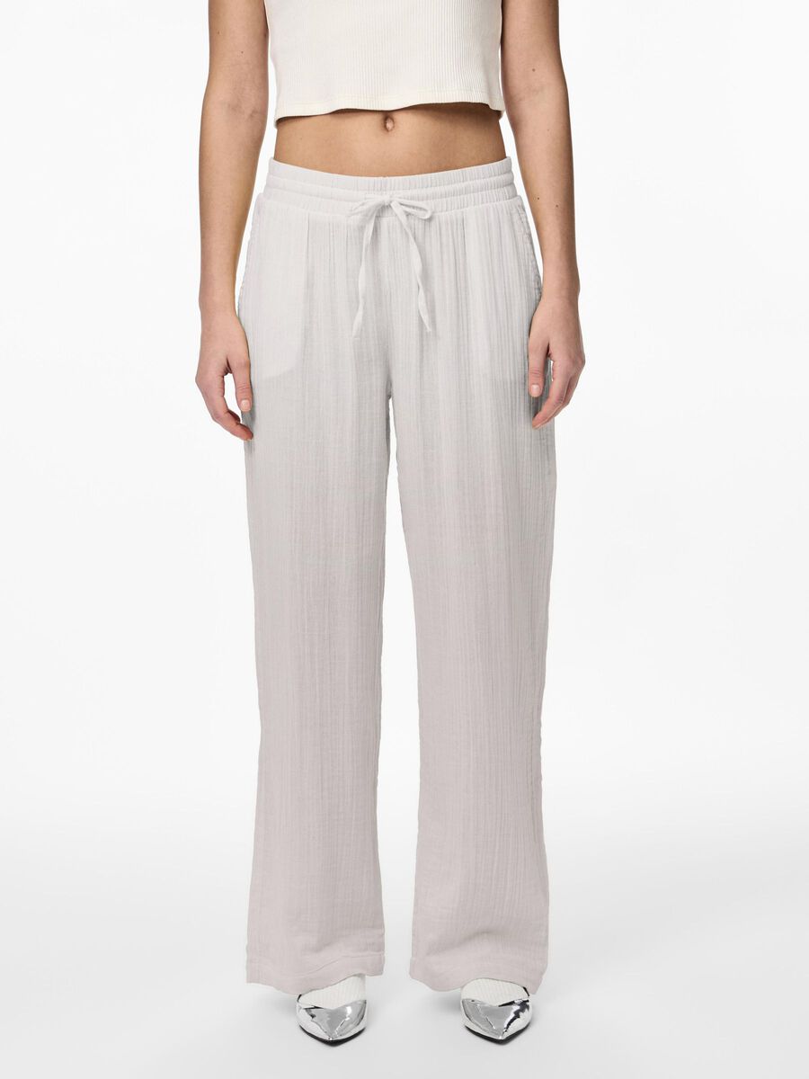 Pieces PCKIARA HOSE MIT WEITEM BEIN, Cloud Dancer, highres - 17139565_CloudDancer_003.jpg