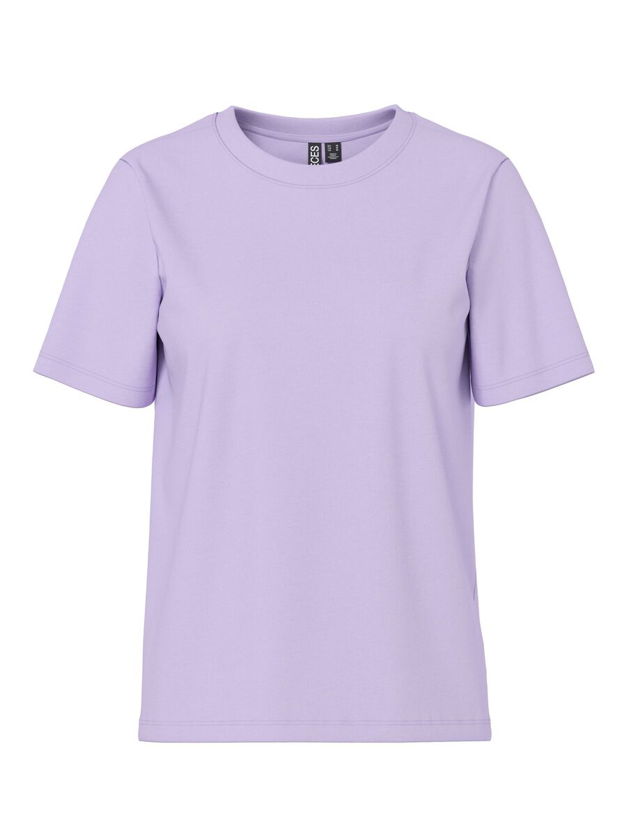 Carousel image - PCRIA COTTON T-SHIRT, Pastel Lilac | 5