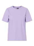 Product image thumbnail - PCRIA COTTON T-SHIRT, Pastel Lilac | 5