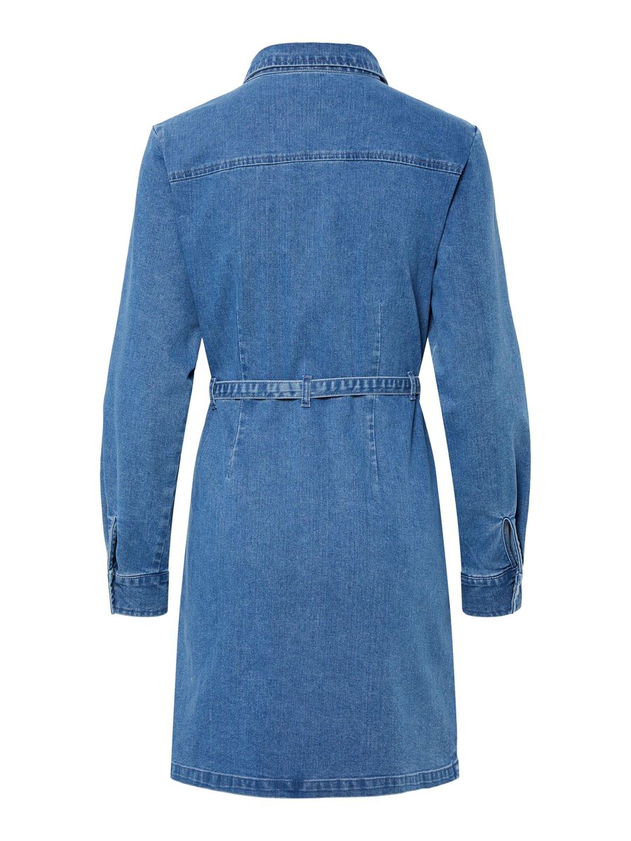 Carousel image - VESTIDO VAQUERO, Light Blue Denim | 7