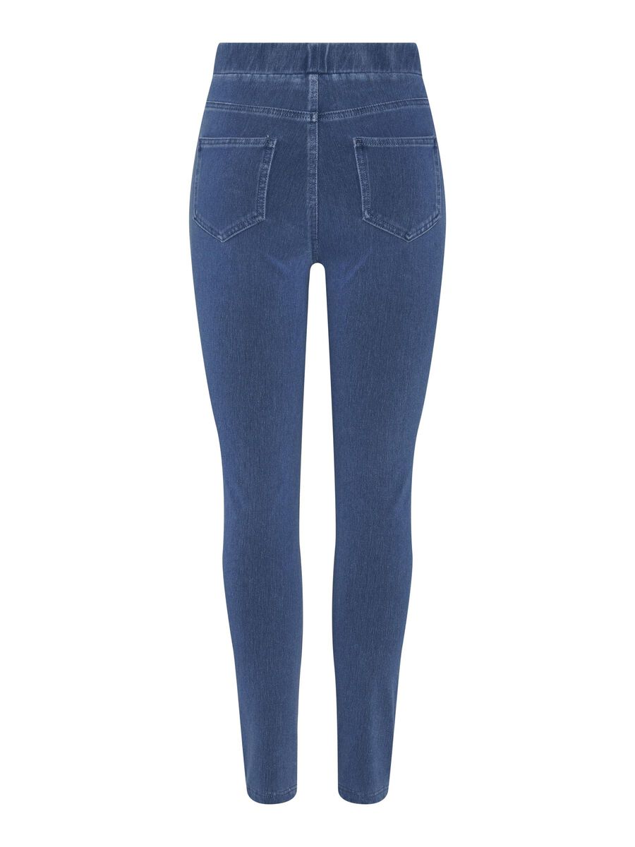 Pieces PCJUMBO FOXY MW JEGGINGS, Medium Blue Denim, highres - 17154868_MediumBlueDenim_002.jpg