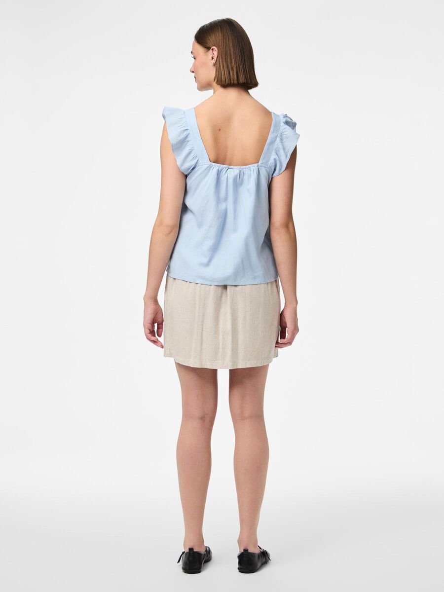 Pieces PCPIA SLEEVELESS TOP, Cashmere Blue, highres - 17154740_CashmereBlue_004.jpg