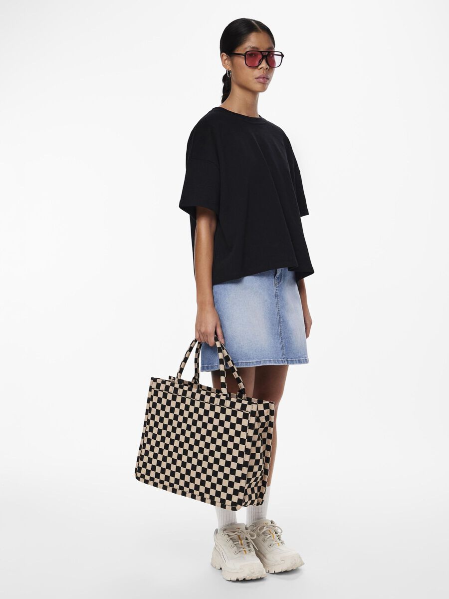 Carousel image - TOP DE MANGA CORTA, Black | 5