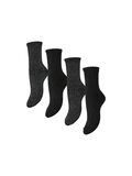Pieces PCSEBBY 4-PACK GLITTER STRUMPOR, Black, highres - 17155462_Black_1162351_001.jpg