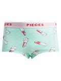 Pieces LOGO LADY BOXERSHORTS, Bright White, highres - 17086526_BrightWhite_006.jpg