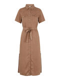 Pieces TIE BELT MIDI SHIRT DRESS, Kangaroo, highres - 17104701_Kangaroo_001.jpg