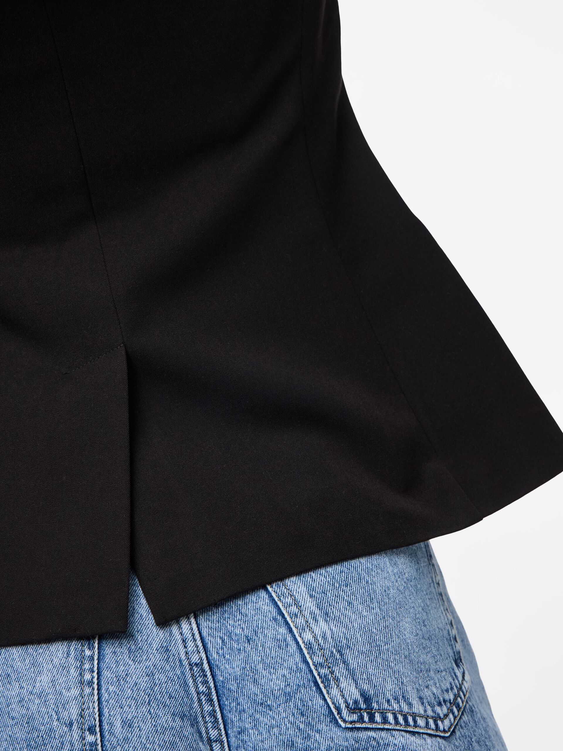 Carousel image - PCKAMIL FITTED BLAZER, Black | 7