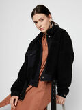 Pieces TEDDY JACKET, Black, highres - 17107362_Black_008.jpg