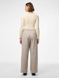 Product image thumbnail - PCMAMILLA WIDE-LEG TROUSERS, Porpoise | 2