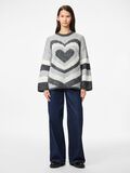Product image thumbnail - PCJESSA PULLOVER, Dark Grey Melange | 3