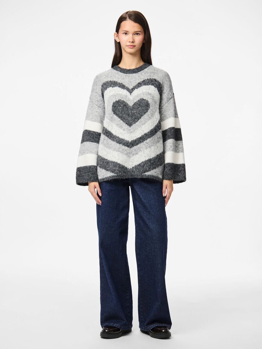 Carousel image - PCJESSA PULLOVER, Dark Grey Melange | 3