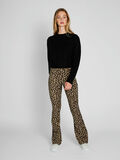 Pieces FLARED LEOPARD PRINTED TROUSERS, Black, highres - 17095754_Black_680222_005.jpg