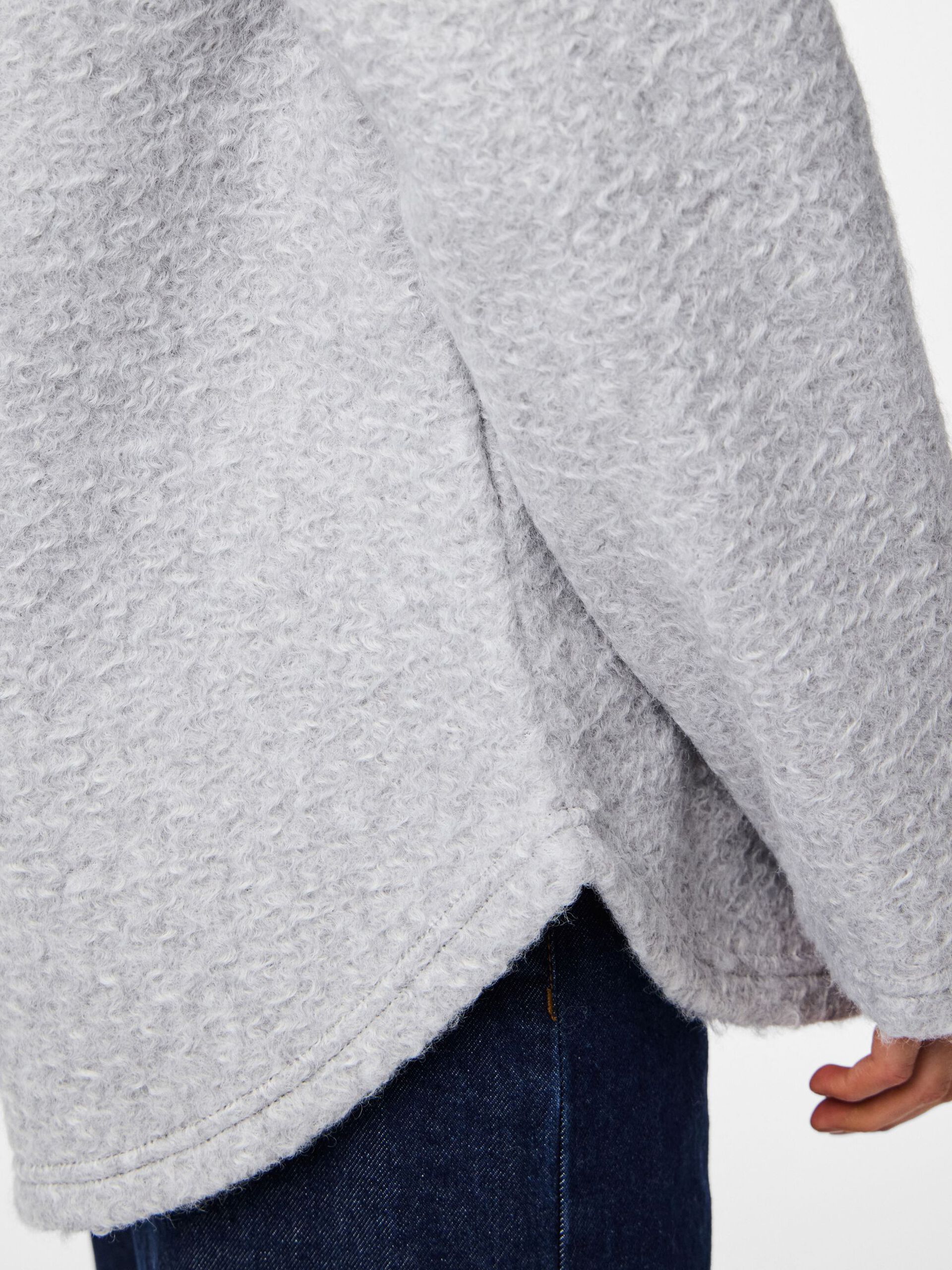 Carousel image - PCOLINE TEDDY SHACKET, Grey Melange | 5