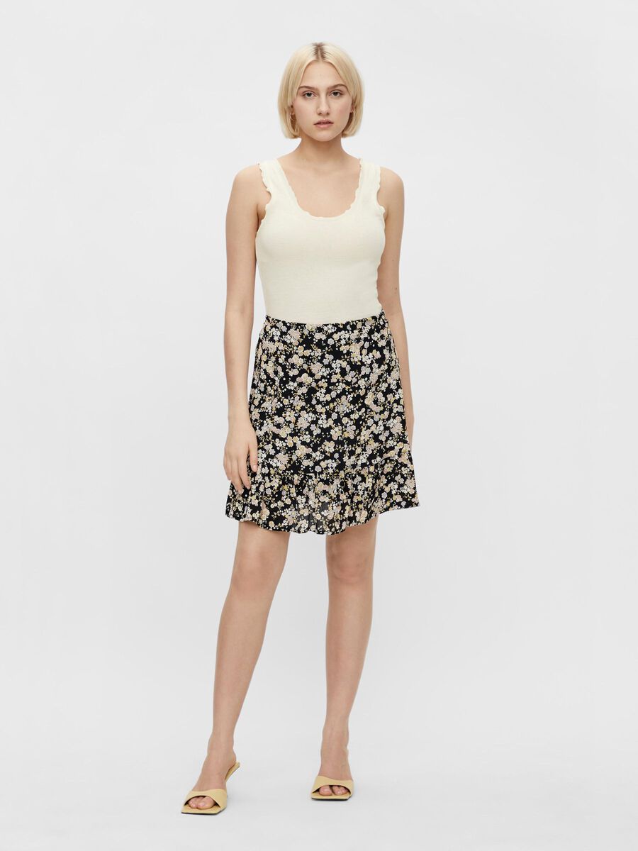 Pieces PCGERTRUDE MINI SKIRT, Black, highres - 17111410_Black_825547_005.jpg