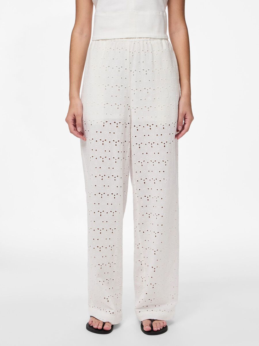 Pieces PANTALONES DE PIERNA ANCHA, Cloud Cream, highres - 17163254_CloudCream_003.jpg