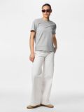 Product image thumbnail - PCRIA COTTON T-SHIRT, Light Grey Melange | 3