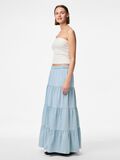 Pieces PCTULA MAXI DENIM SKIRT, Light Blue Denim, highres - 17157270_LightBlueDenim_007.jpg