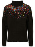 Pieces MANCHES LONGUES SEQUINS PULLOVER, Black, highres - 17096232_Black_686218_001.jpg