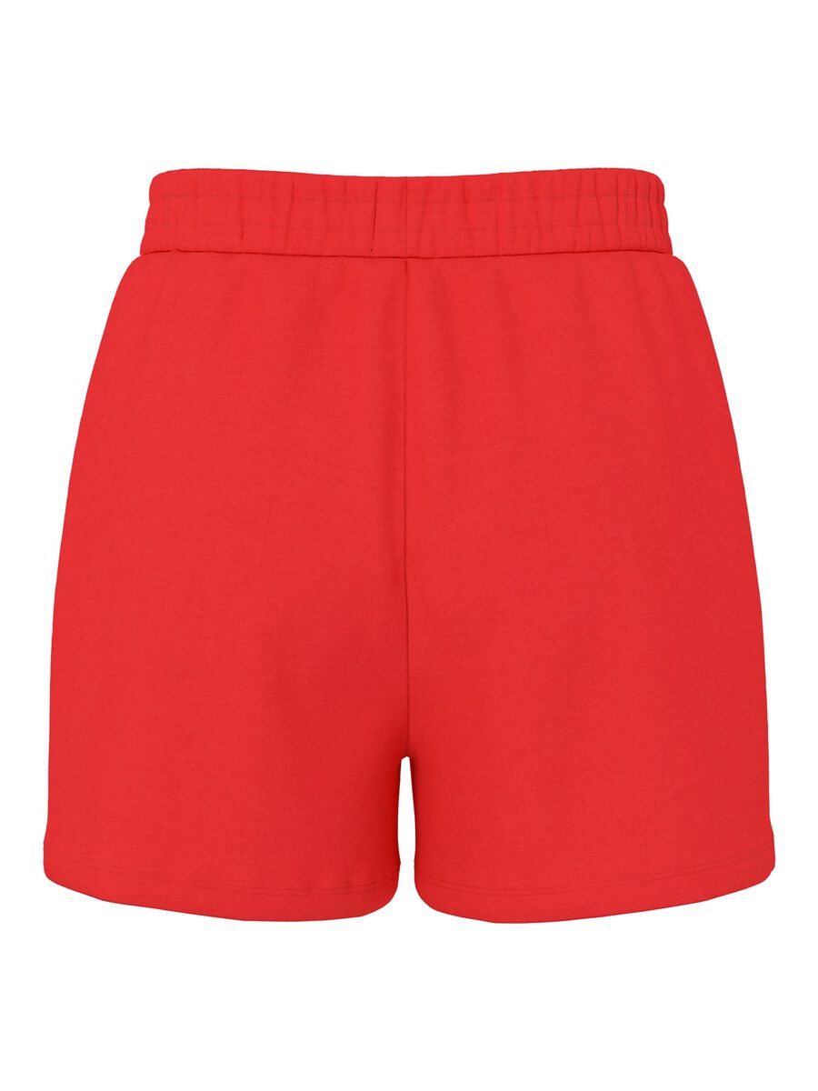 Pieces PCCHILLI SWEAT SHORTS, Poppy Red, highres - 17118868_PoppyRed_002.jpg