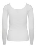 Pieces PCKITTE  LONG SLEEVED TOP, Bright White, highres - 17101437_BrightWhite_002.jpg