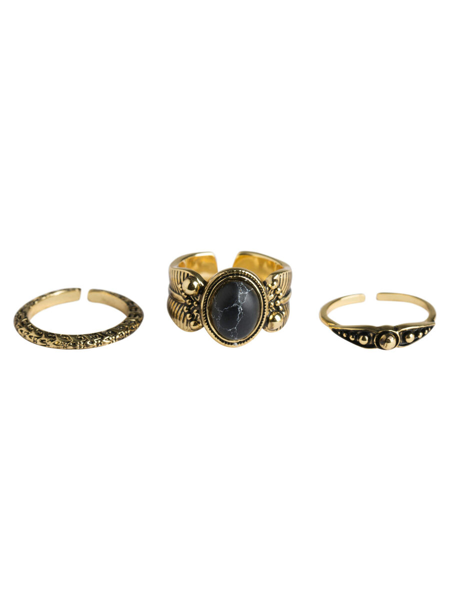 Pieces 3-PAKNING RING, Gold Colour, highres - 17090359_GoldColour_001.jpg