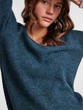 Pieces V-NECK KNITTED PULLOVER, Reflecting Pond, highres - 17114251_ReflectingPond_006.jpg