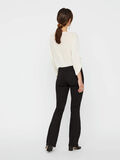 Pieces MID WAIST FLARED JEANS, Black, highres - 17097365_Black_004.jpg