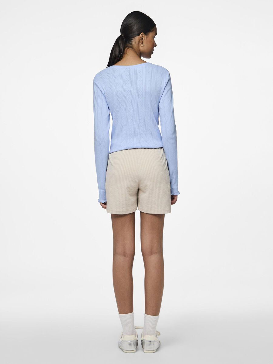 Pieces PCBRECCA SHORTS, Silver Gray, highres - 17153922_SilverGray_004.jpg