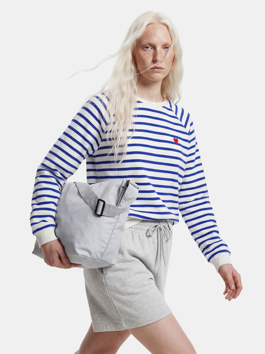 Product carousel image - PCGRETA BRODERI SWEATSHIRT, Cloud Dancer | 1