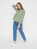 Pieces FLORAL-PRINT POPLIN SHIRT, Garden Green, highres - 17104317_GardenGreen_765877_005.jpg