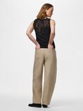 Product image thumbnail - PCJOSEFIA DETAILED TANK TOP, Black | 2