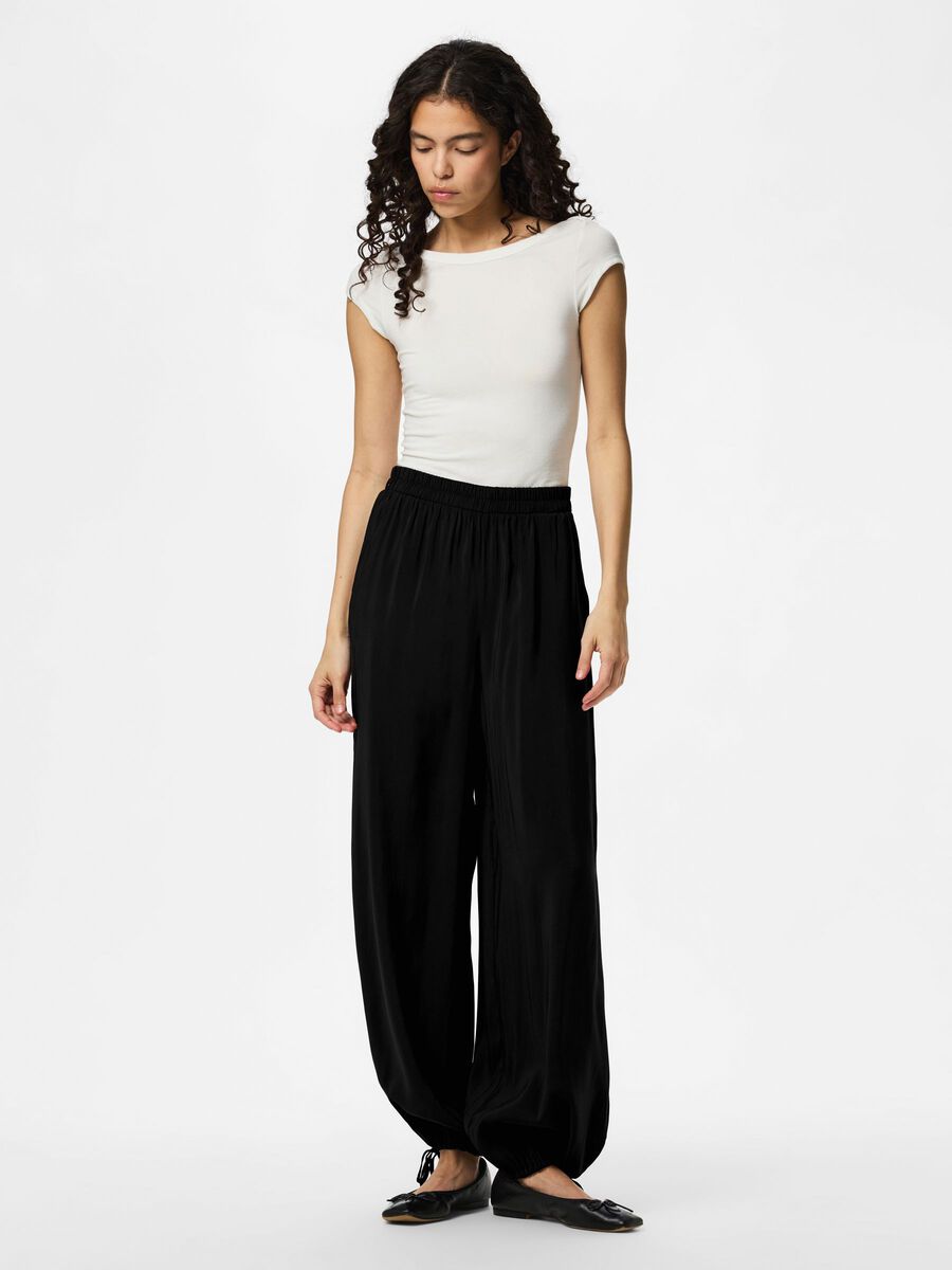 Carousel image 1 PCALAIA HW BALLOON  TROUSERS, Black