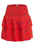 Pieces PCLEON MINI SKIRT, High Risk Red, highres - 17093762_HighRiskRed_662525_001.jpg
