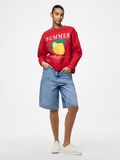 Pieces PCMALIAH PRINTED SWEATSHIRT, True Red, highres - 17147858_TrueRed_1210420_005.jpg