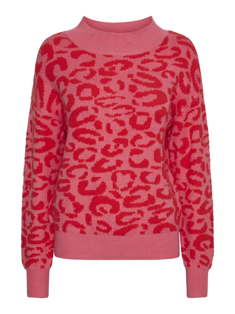 Pieces PCNYNNA KNITTED PULLOVER, Hot Pink, highres - 17149703_HotPink_1110035_001.jpg