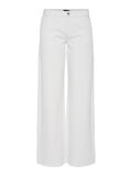 Pieces PCSELMA LW WIDE FIT JEANS, Bright White, highres - 17155104_BrightWhite_001.jpg