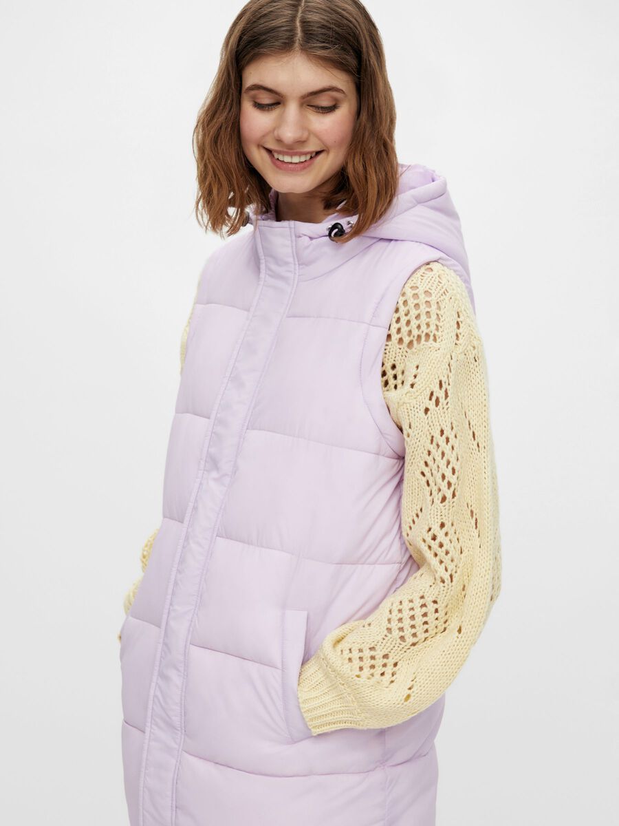 Pieces COMBI GILET AND JACKET, Orchid Bloom, highres - 17113298_OrchidBloom_003.jpg